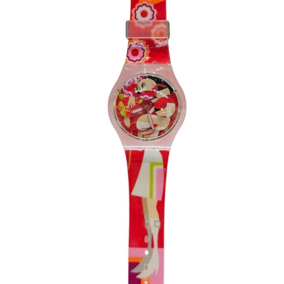 Swatch Puzzle Motion FLOWER BALLET - SUPV100 Watch (NIB) - Picture 3 of 4